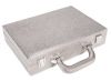 Leather Mexican Train Game Set - Silver